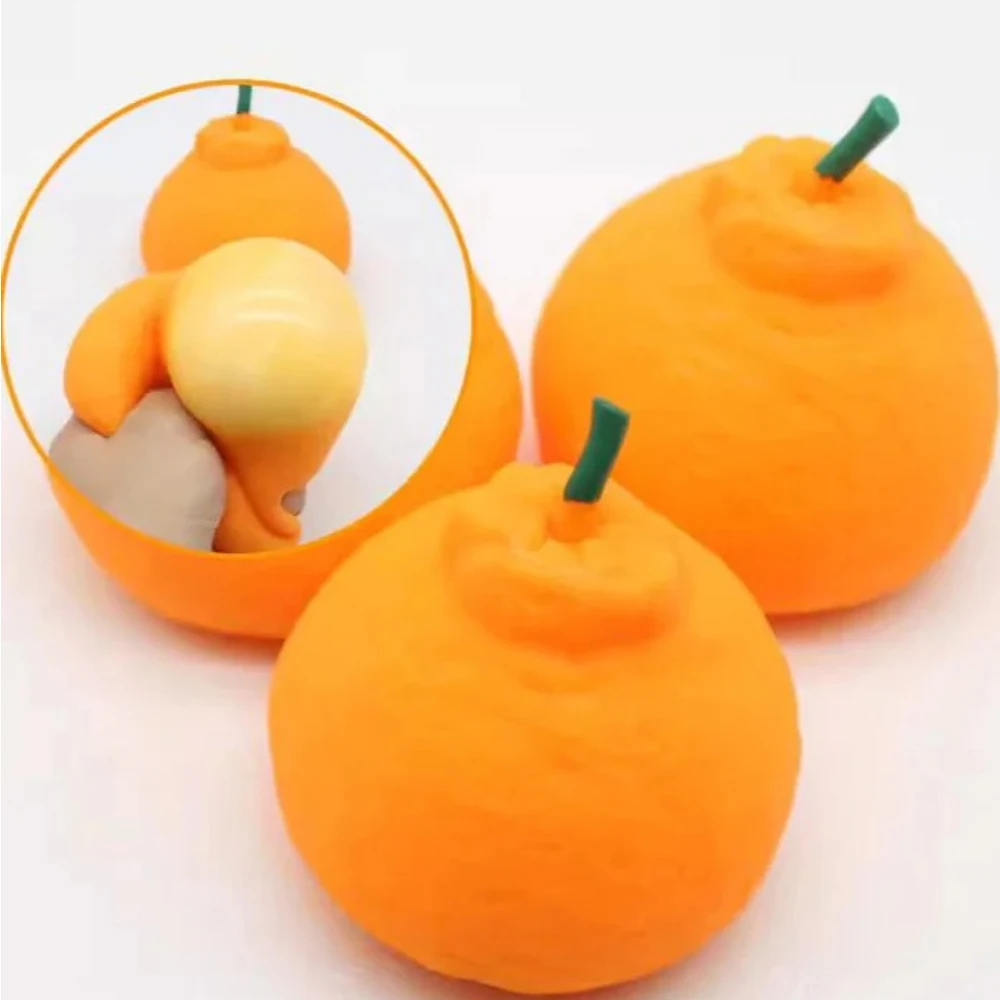 

Большие мягкие игрушки-антистресс в виде мандарина, имитация апельсина, милый подарок на день рождения, новинка для детей и взрослых