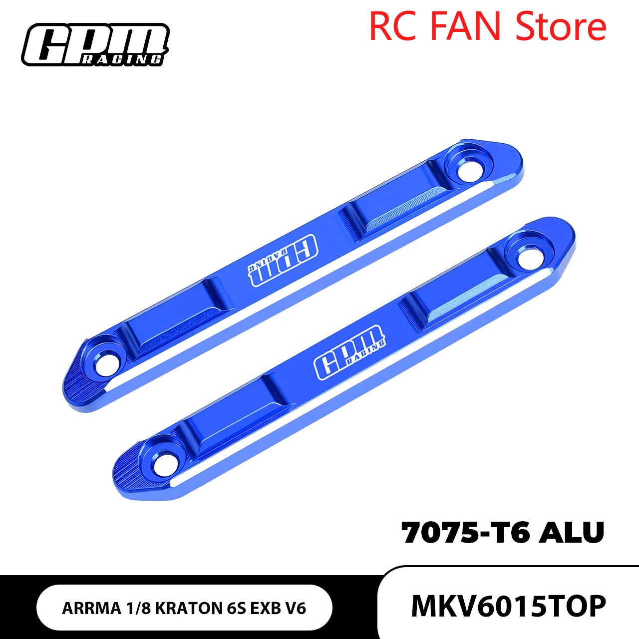 GPM 7075-T6 ALLOY ROOF GUARD RAILS For ARRMA 1/8 KRATON 6S EXB -ARA8708V6 RC