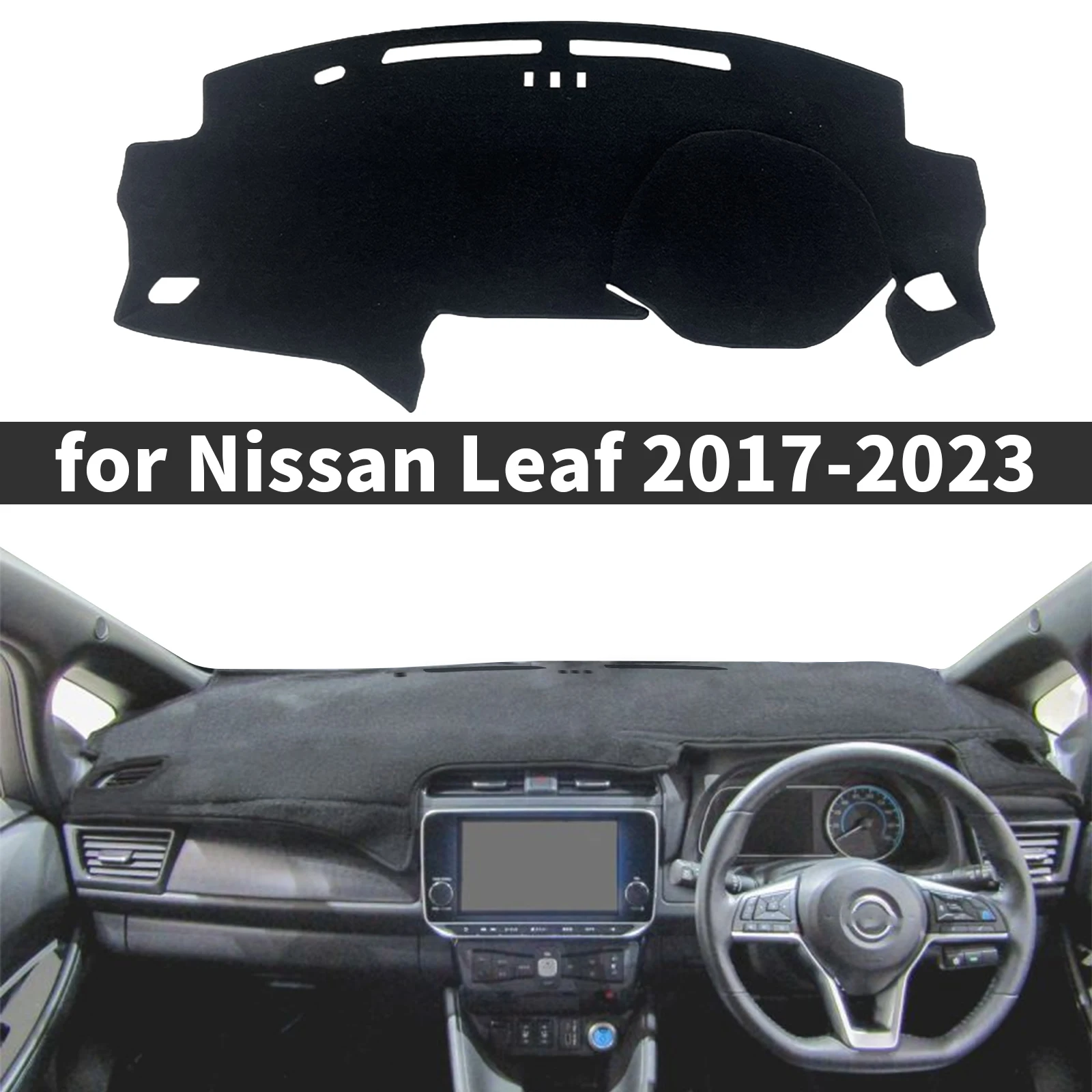 

fit for Nissan Leaf 2017 2018 2019 2020 2021-2023 EV Accessories Dashmat Dashboard Cover Pad Protective Carpet DashMat Sunshade