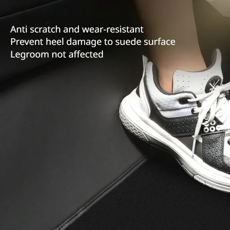 Almohadilla antipatadas para asiento trasero de Tesla, almohadilla de protección de cuero, resistente al desgaste, para Modelo 3 + Highland, modelo