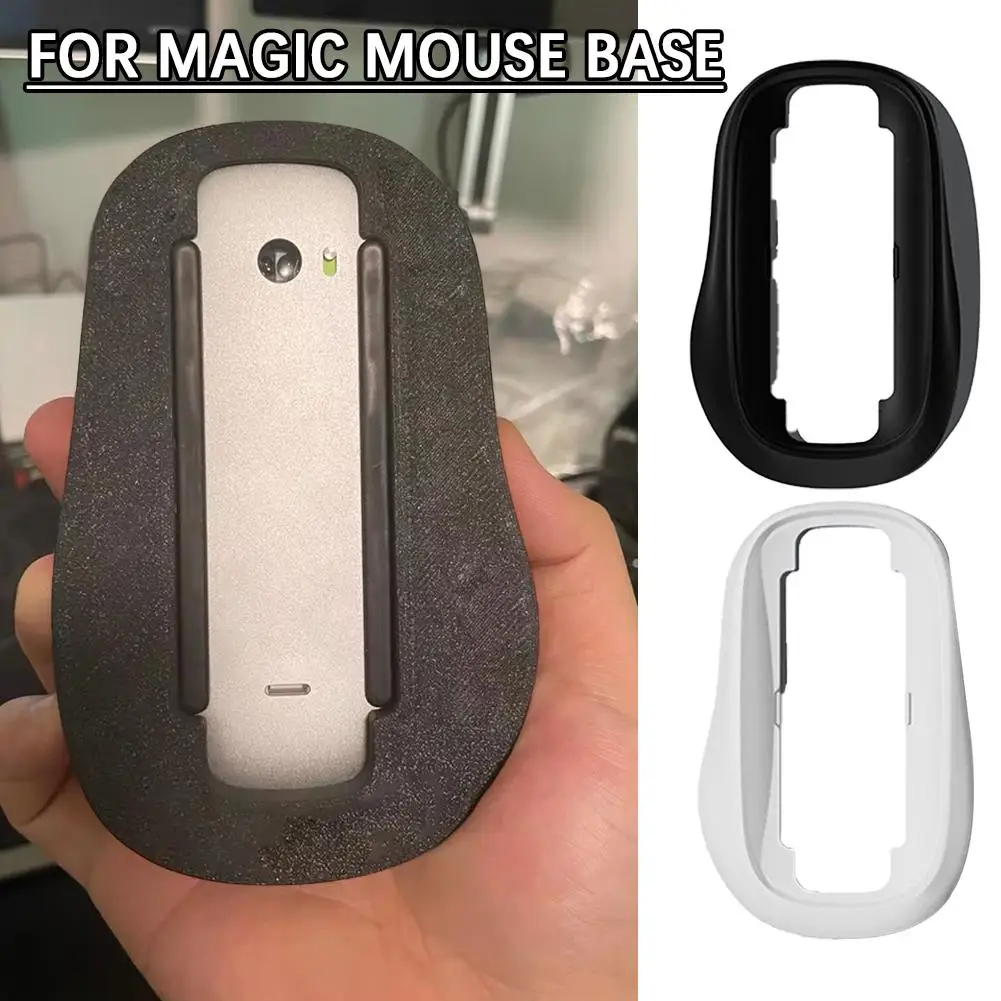 Base do mouse de carregamento sem fio para Apple Magic Mouse, ergonômico Pad Shell, aumento da altura, Palm Rest elevado, 3 2 1