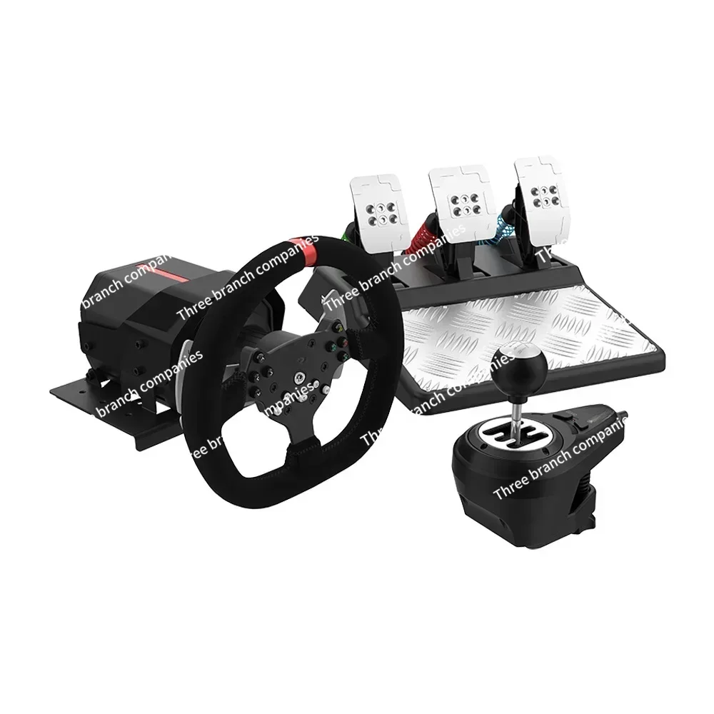 For V10 3 IN 1 Steering Wheel 3.2Nm Force Feedback Racing Simulator