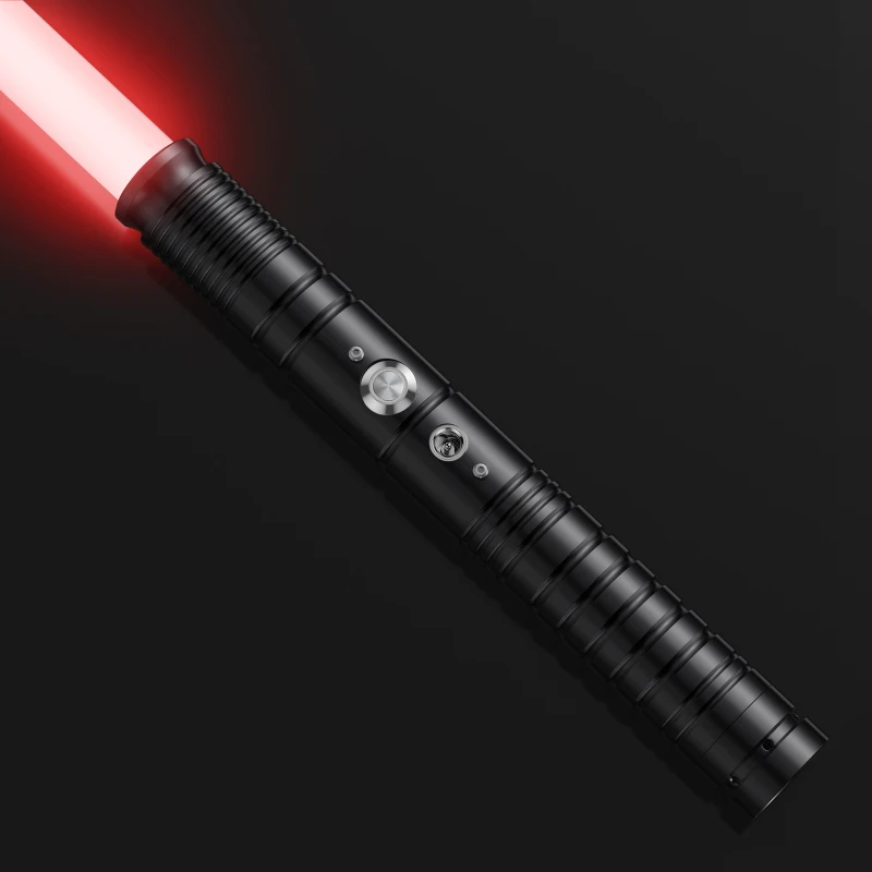 WANARICO USB Lade RGB Lichtschwert Metall Griff 7-Farbe Variable Mit Schlagen Sound Wirkung FX Duel Lichtschwert Metel Griff LED