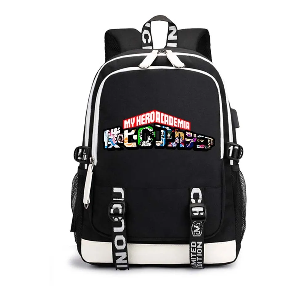 Rucksack mein Held Akademie Bakugou Katsuki Bakugo Kawaii Umhängetasche Anime Cartoon Grafik Teen Student Mode Unisex Schult asche