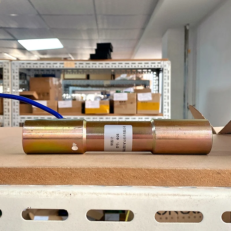 High Precision Vibrating Wire Rebar Gauge VW String Load Reinforcement Stress Sensor for Bridge and Slope