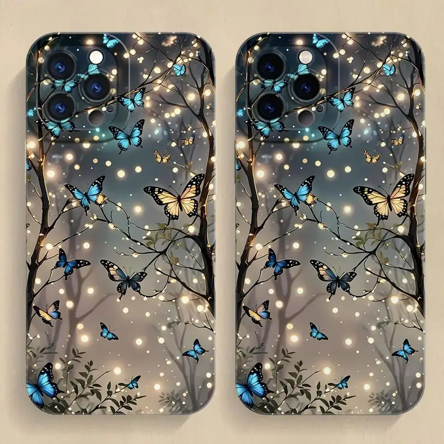Butterfly Design Case for Apple iPhone 17 Pro Max Air 11 XS 15 Pro SR 12 Plus 16 13 14 7 8 TPU Phone Cover