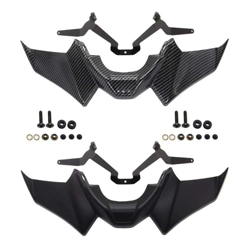 Motorcycle Sport Downforce Front Spoilers for MT-07 Aerodynamic Wing Deflector Fairing Panel Replacement Fairing