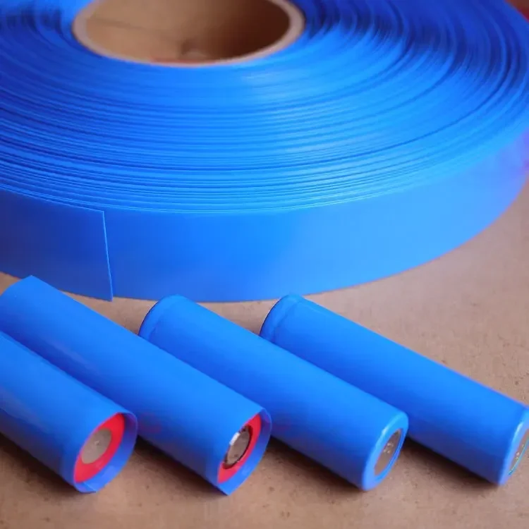 2/5/20/50M 18650/26650/21700 PVC Heat Shrink Tube Battery Film Tape Shrinkable Sleeve Tubing Protect Pipe Cover Batteries Wrap