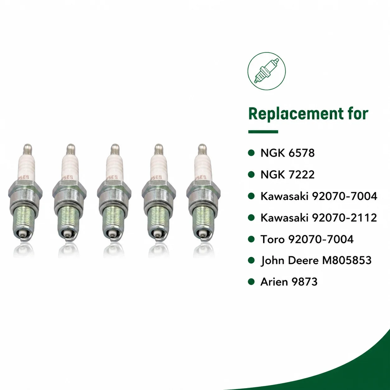 12PCS BPR4ES Spark Plug for Honda GX610 GXV160 GCV530 GX120K1 GX160K1 GXV140 GCV520U GX120RT2 GX120U1 Lawn Mower Motorcycle