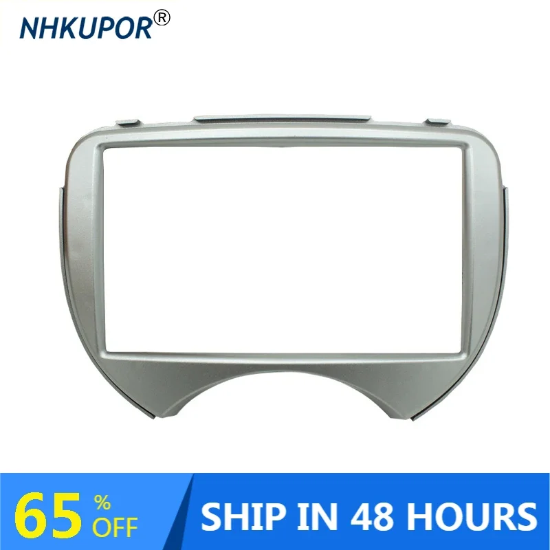 Car Radio Fascia for NISSAN Micra March (K13)/RENAULT Pulse Auto Stereo Install Dash Panel Trim Frame Kit Bezel