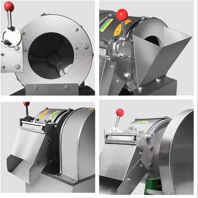 قطاعة الخضار التجارية البطاطس الحلوة والزنجبيل الزعرور والرمان الكهربائية آلة تقطيع البطاطس مكعبات الفجل