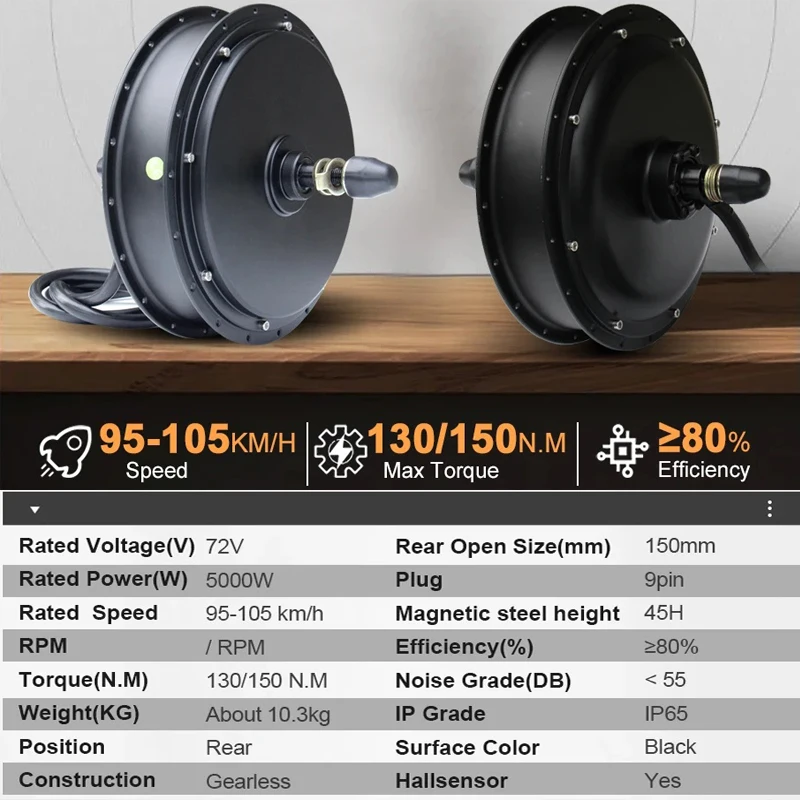 MTX39 전기 자전거 개조 키트 72V 5000W 리어 드롭아웃 150mm 100km/h 삼중 모드 컨트롤러 및 S966 디스플레이 NFC 포함 산악 자전거용 썸네일 5