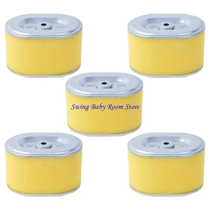 K1AD Set of 5 Precise Air Filter Lawn Mower Air Cleaner Lawn Mower Part Air Filter