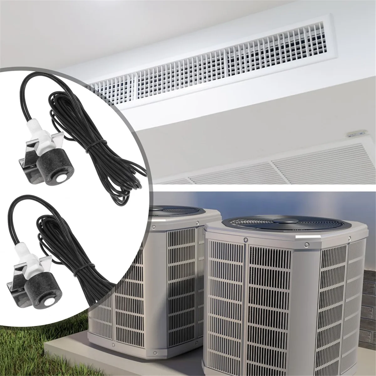 

Lo-ok 2 шт. SS3 поплавковый переключатель конденсата, безопасный Т-образный переключатель, замена 97647 для сливного конденсатора HVAC