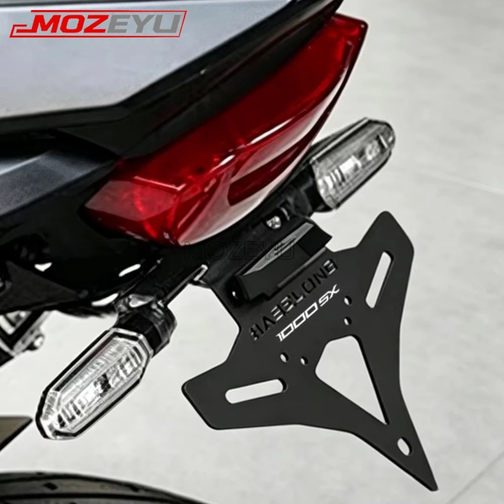 MOZEYU License Plate Holder For KAWASAKI NINJA 1000 SX / Z1000SX 2016 2017 2018 2019 2020 2021 2022 2023 2024 Tail Tidy Fender 2