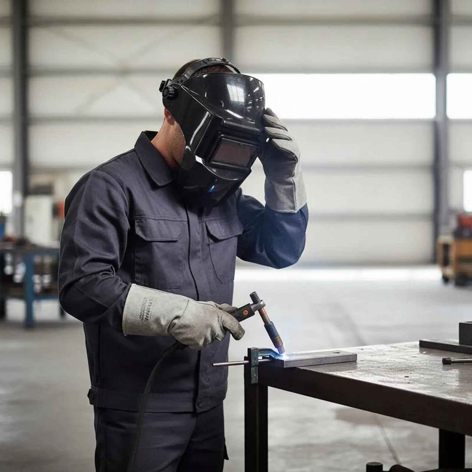 Automatic Darkening Welding Goggles Solar Powered PC Material Professional Welder Face Shield Adjustable Headband for Work