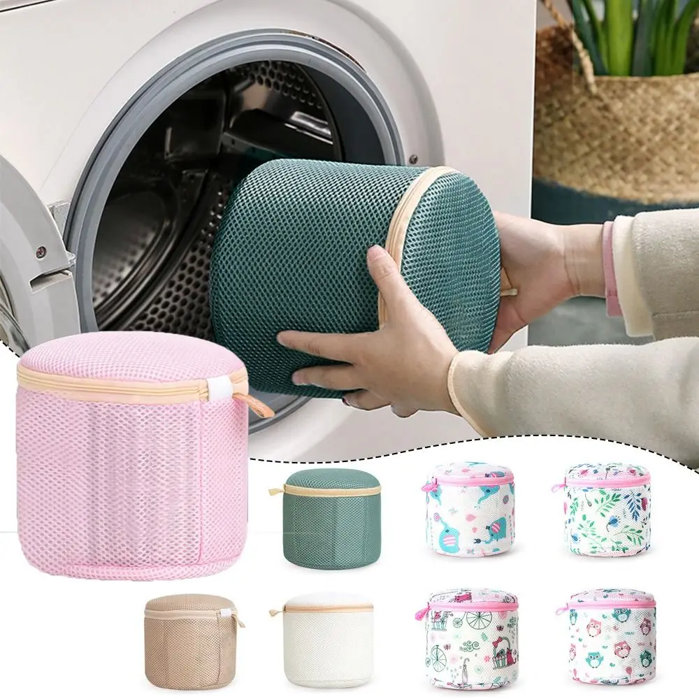 Durable Protection Bra Bra Laundry Bag Cylindrical Three-dimensional Protection Thick Mesh Bag Floating Bra Bag