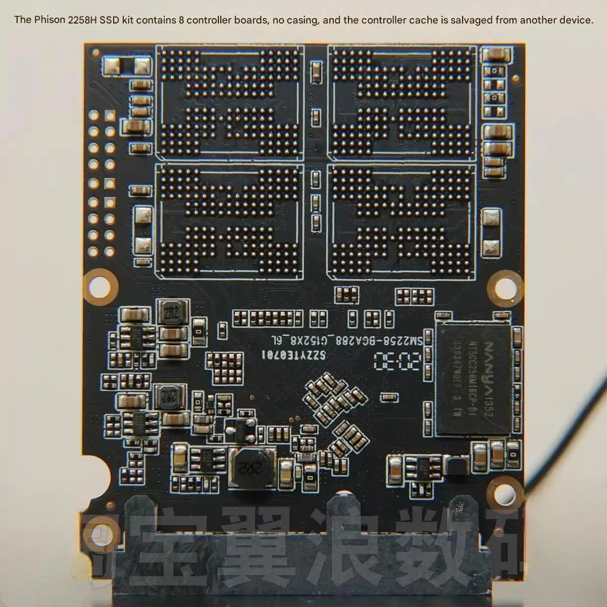 Silicon Motion SM2258H 8-die Flash SSD Kit DIY Dual-Cache Controller Board