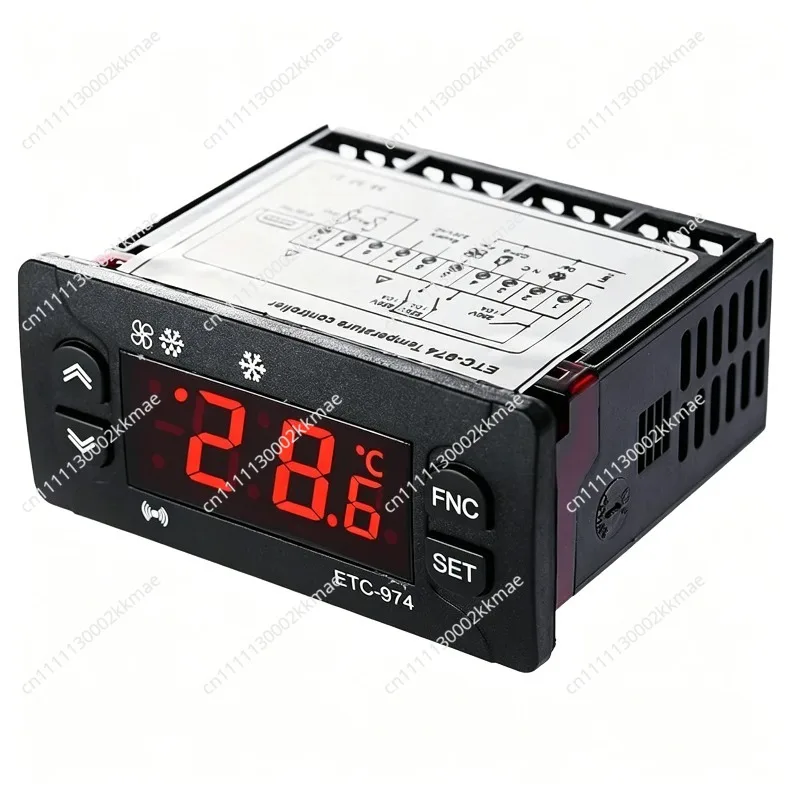6pcs ETC-974 Mini Temperature Controller Refrigerator Thermostat Regulator Thermoregulator Thermocouple NTC Dual Sensor