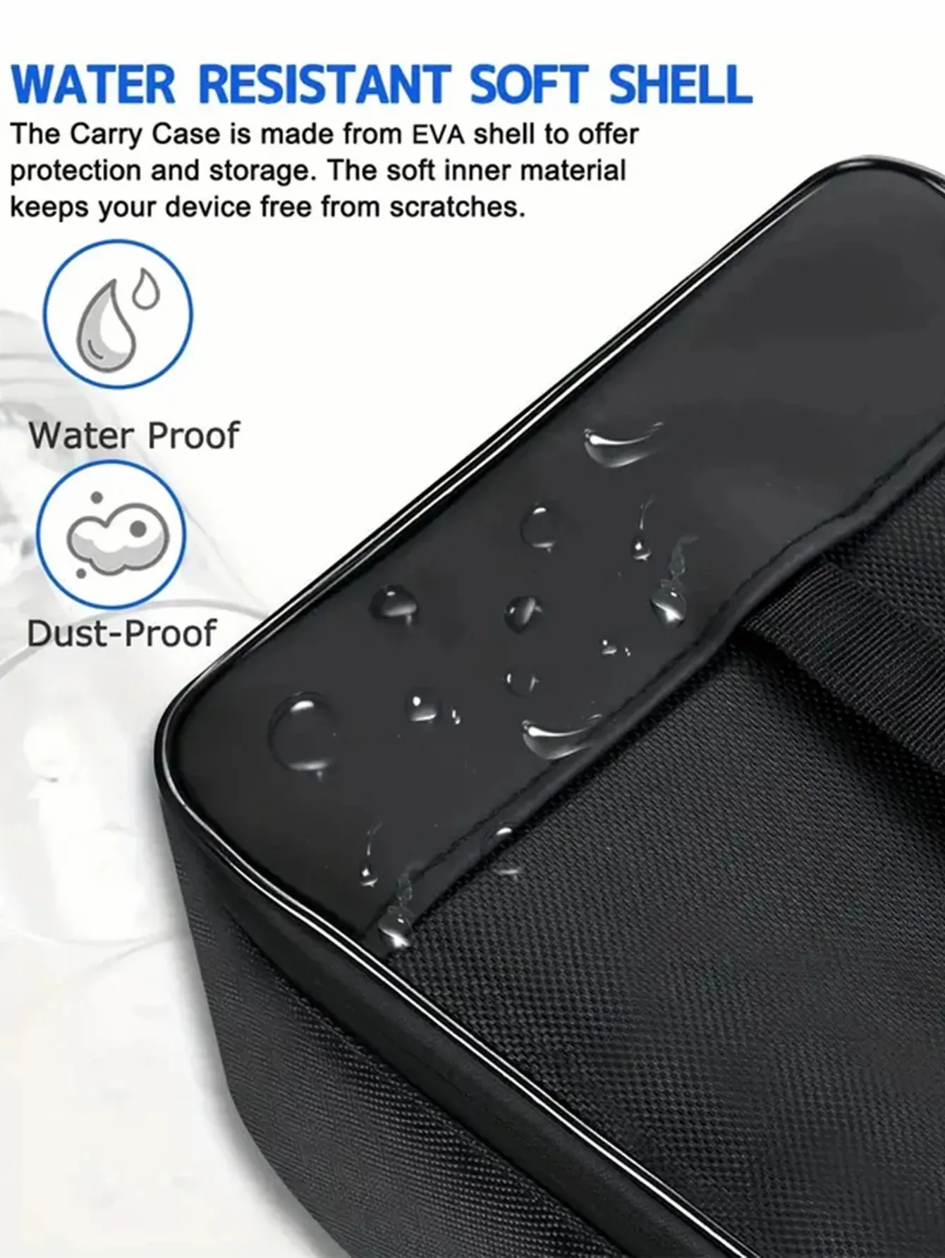 Suitable for Nintendo Switch/Switch OLED travel bag, soft case protection, portable switch case, detachable compartment
