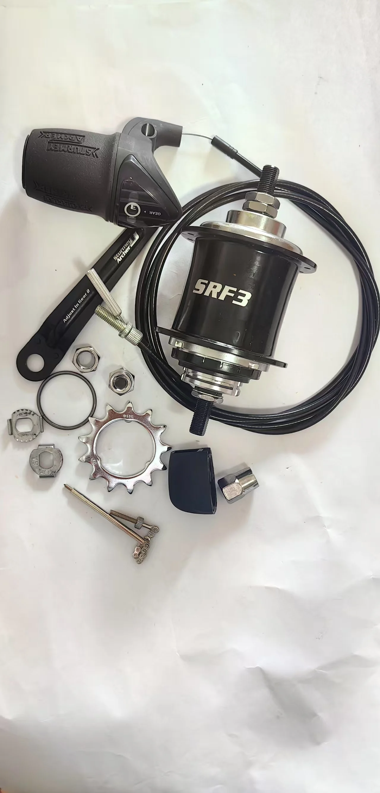 

SA Sturmey-archer SRF3 Ступица 20 отверстий 112 мм Складной велосипед 3-скоростной набор ступиц 13T звездочка свободного хода