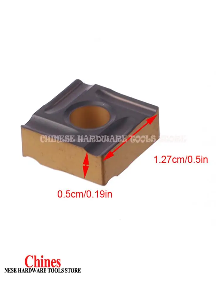 شفرة مشقوقة بلونين مضادة للانزلاق ومقاومة للاهتراء SNMG120404R-LS SP3200 شفرة فولاذية من النوع الإيجابي #3