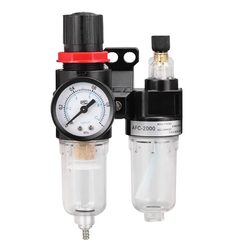 AFC2000 G1/4 Air Compressor Oil-Water Separator Air Filter For Pressure Reducing Valve Regulator Durable And Precise Filtration