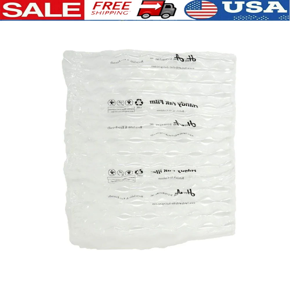 

Small Pillow Cushion Film Roll 1.76mil 200m Mini Pak'r Machine Handy Pak Pro RFID Tag Included LDPE Easy Tear 656ft Width 400mm