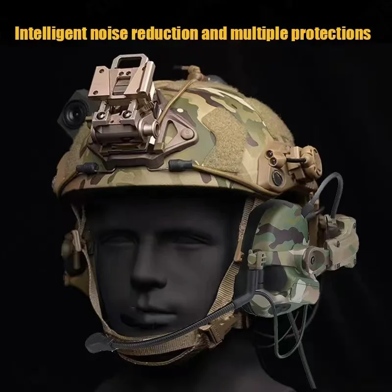 Tactical Military Shooting Noise Canceling Headphones, Helmet Earmuffs, FAST Helmets, OPS, Wendy M-LOK Arc