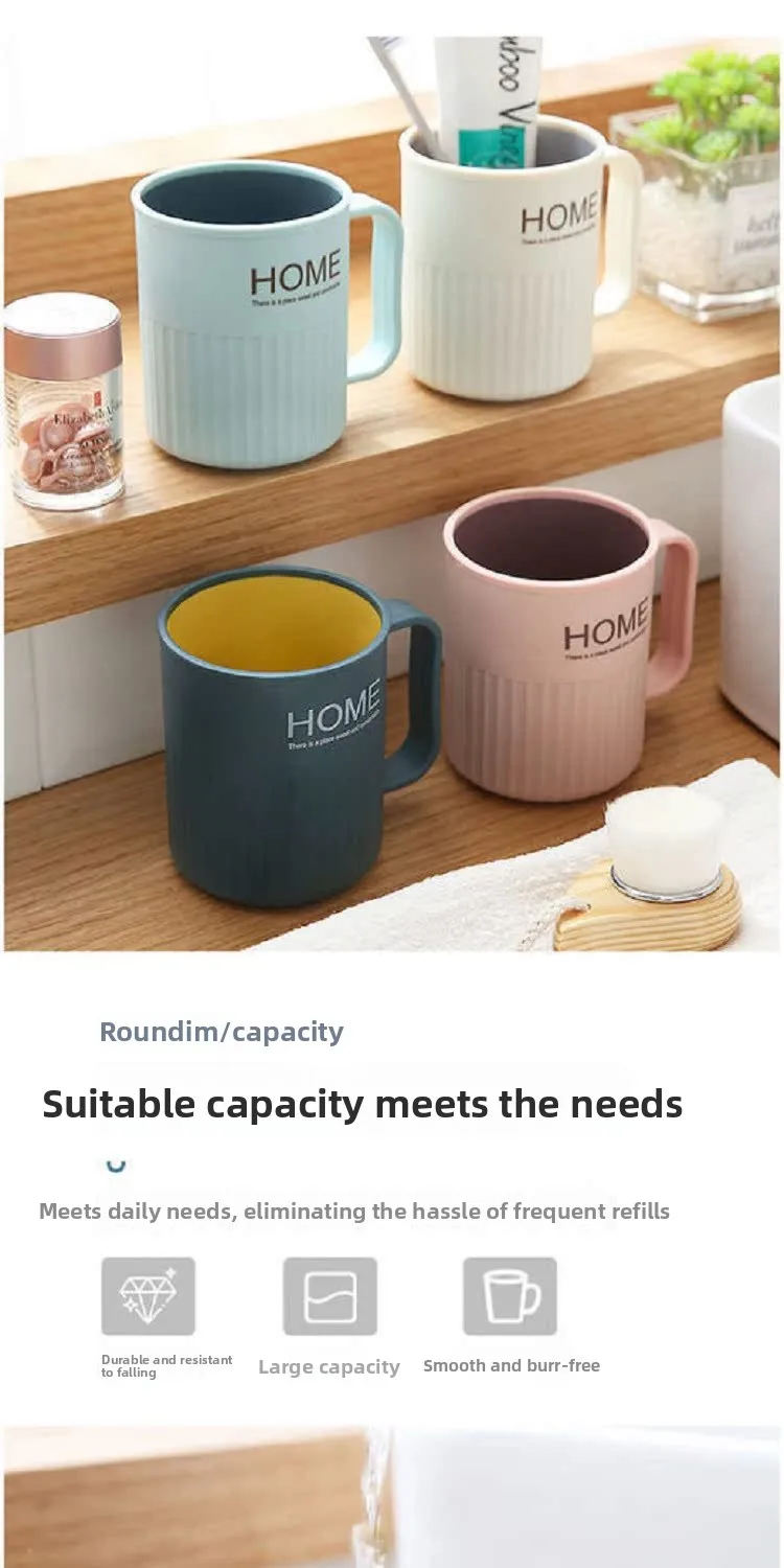 Mugg för badrum hållbar och slagtålig för daglig tandvård_voghion.com