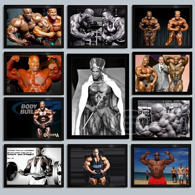 Ronnie Cullman Bodybuilder Gym Muscle Fitness Champion Print Art Canvas Poster  Living Room Wall Decor Home Decoration Hot Sale