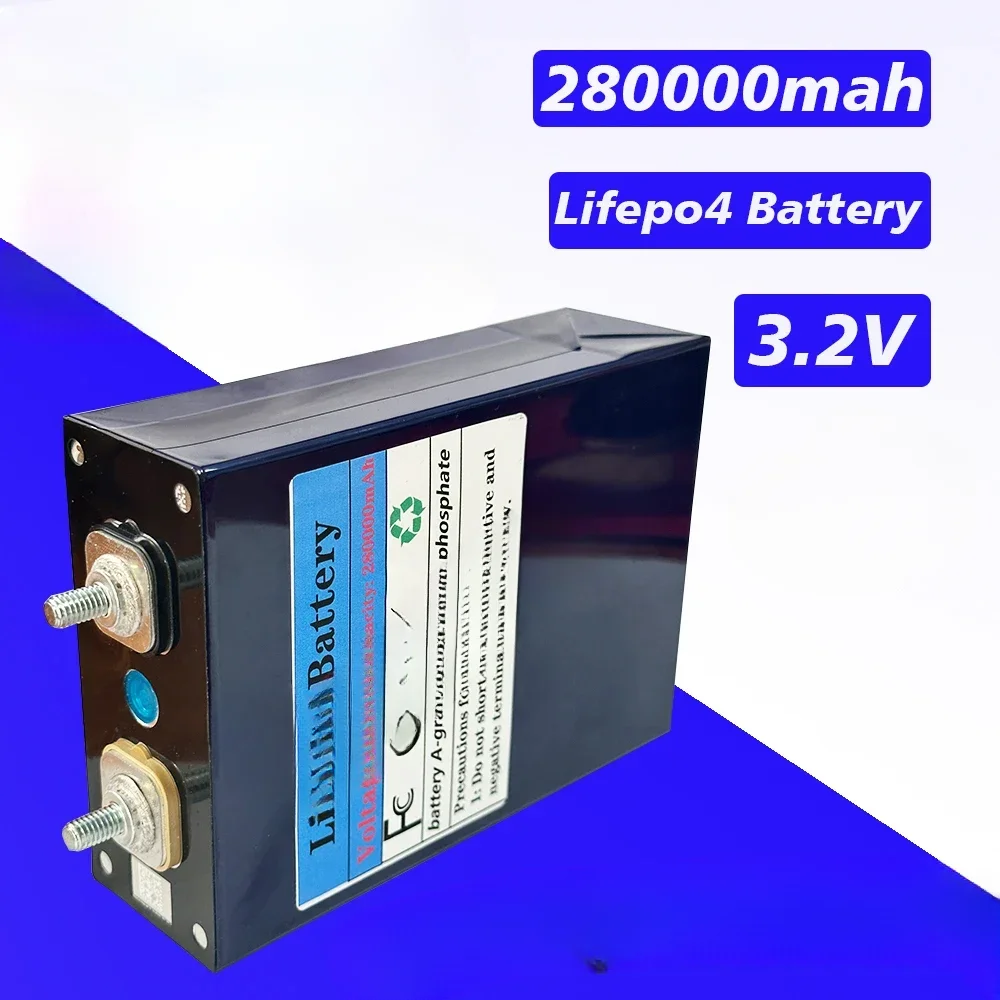 For Solar Energy DIY Lithium Battery Pack Home Power 12V in Stock NEW 3.2V 280AH LiFePO4 Battery Rechargeable Cells