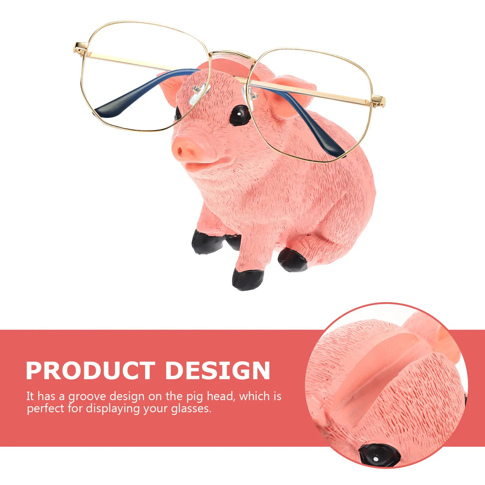 

Animal Glasses Holder Stand Funny Frame Handmade Cute Storage Rack Cat-shaped Animals