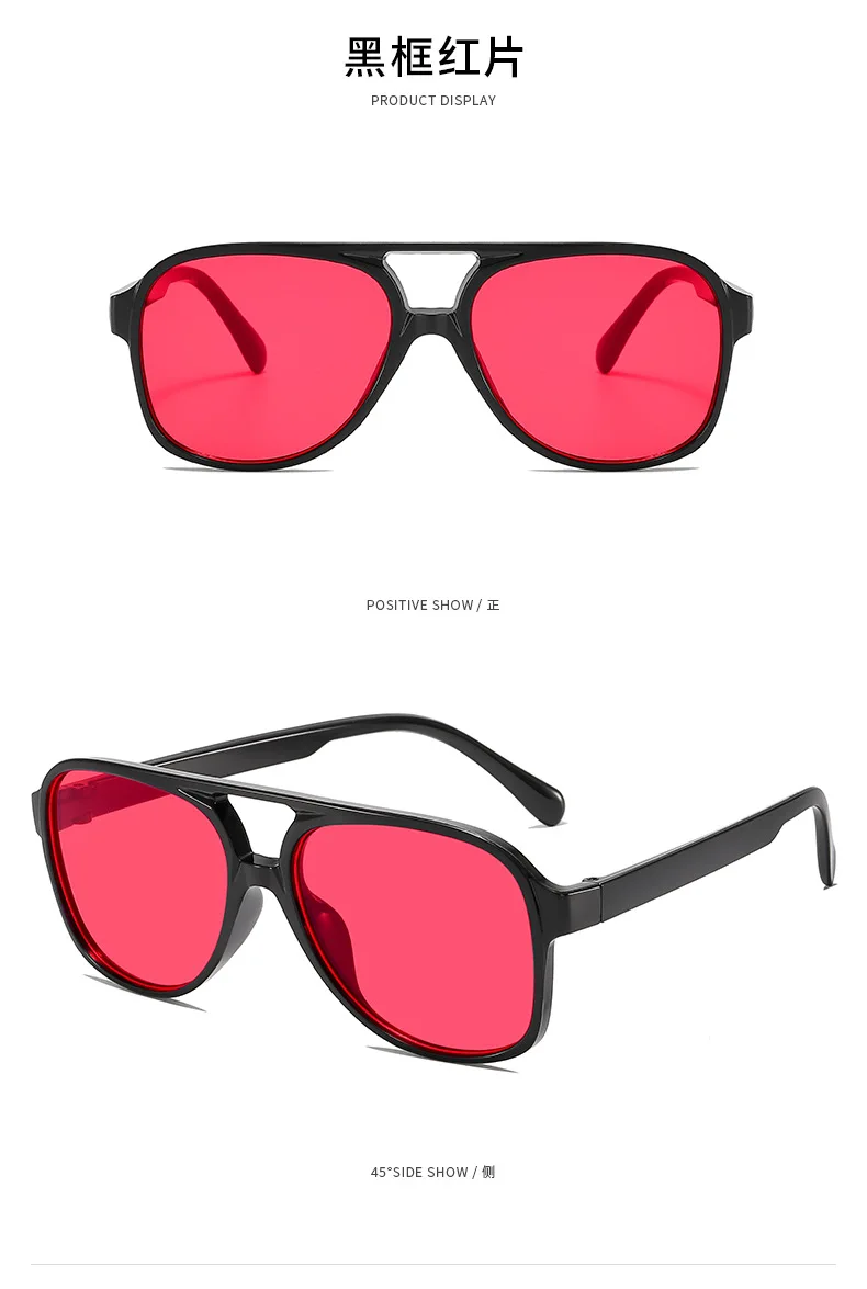 Neue PC-Rahmen runde Sonnenbrille Frauen Männer Vintage Marke quadratische Sonnenbrille für männliche Sonnenbrillen weibliche Brillen Anti-Blend-Sonnenbrille – Detail 10