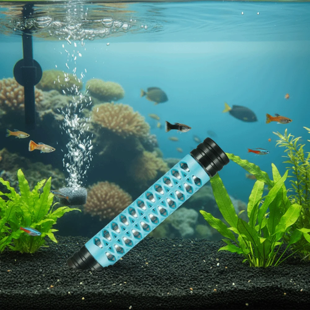 

15-34°C Fish Tank Heating Rod Adjustable LCD Display Aquarium Submersible Heater Power Saving Temperature Control