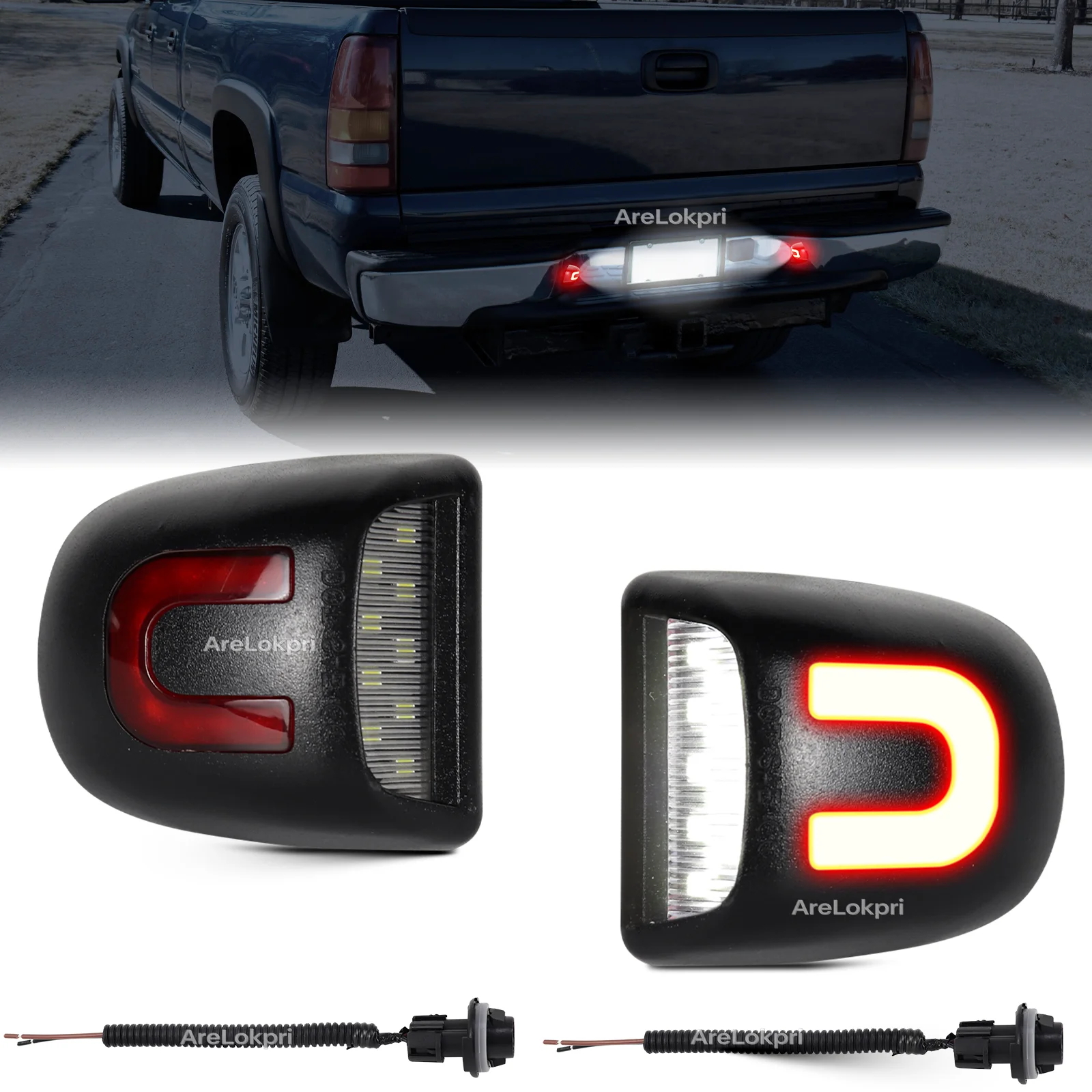 12V 6000K For Chevrolet Silverado Avalanche Traverse Tahoe Suburban LED Car Number License Plate Lights Lamp