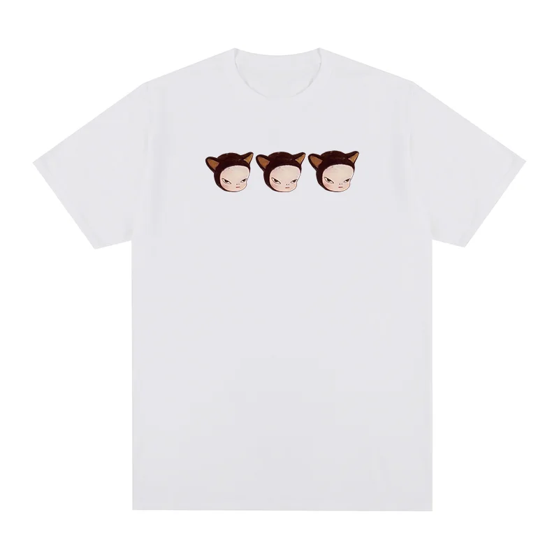 Yoshitomo Nara Vintage T-shirt Cartoon Japanese Dream Doll Cotton Men T Shirt New TEE TSHIRT Womens Tops