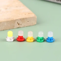 10Pcs T3 Dash Indicator Light Panel Bulb COB 1SMD Wedge LED Instrument Dashboard Lamp Car Interior Accessories
