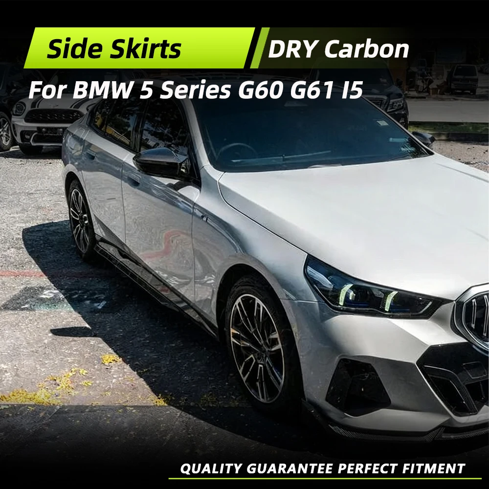 

Для BMW 5 серии I5 G60 G61 2024, гоночные комплекты кузова, удлинитель, спойлер для предотвращения сухого карбона, боковые юбки автомобиля, удлинитель, спойлер