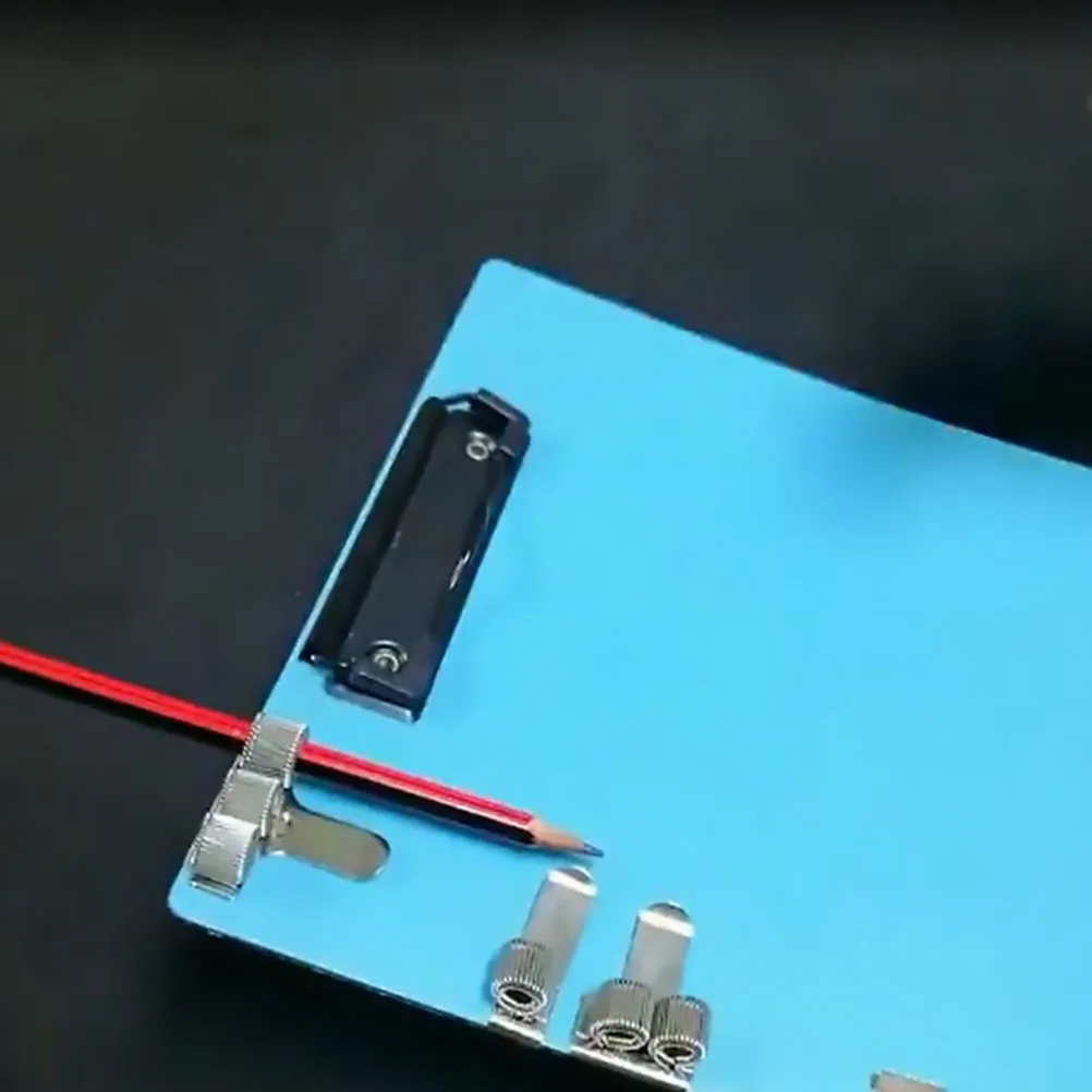 

2pcs Metal Pen Holder Clip Pocket Spring Loop For Pencil Organizer Clamp Storage Carbon Steel Pen Clip Work School