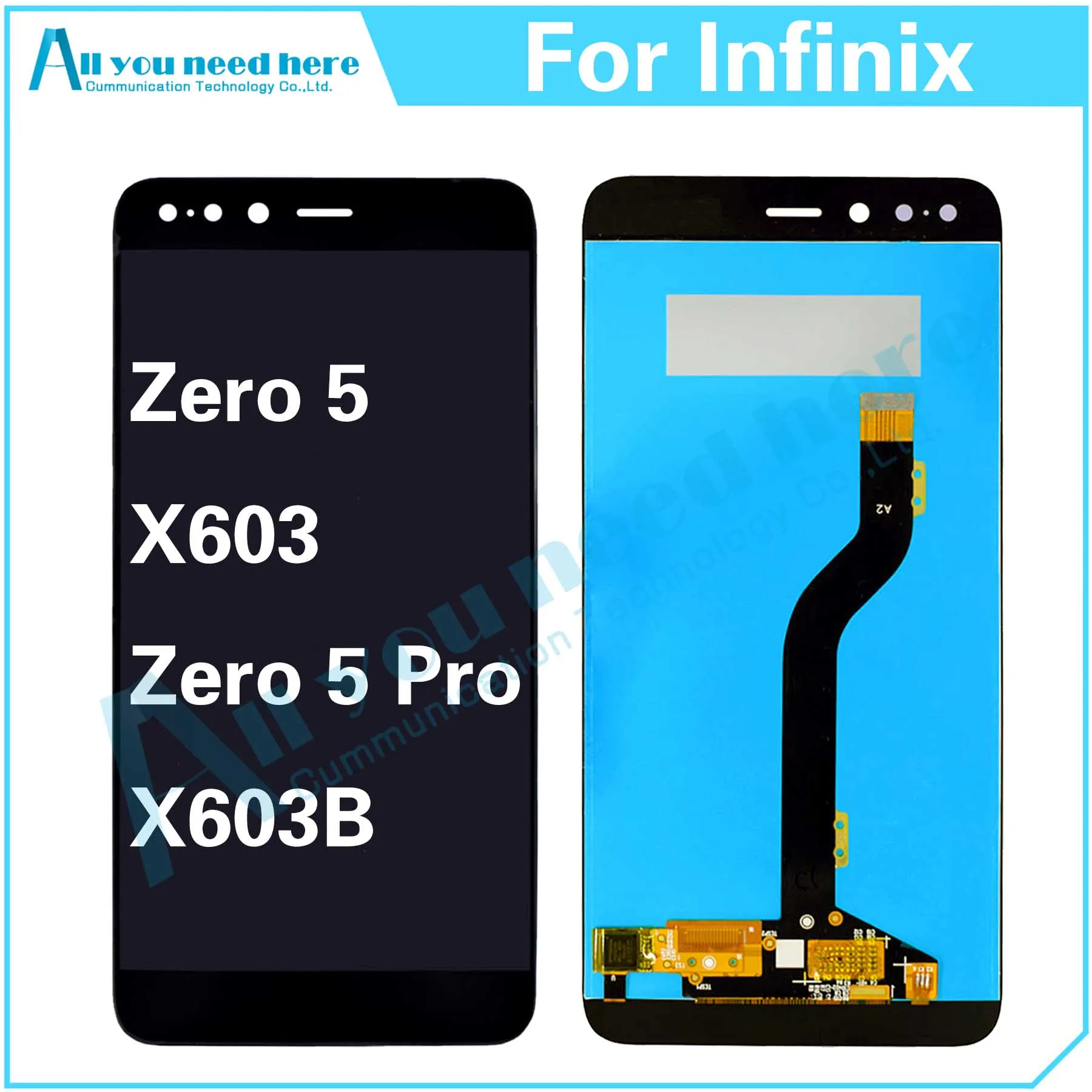 100% Test For Infinix Zero 5 Pro X603 X603B LCD Display Touch Screen Digitizer Assembly For Zero5 Zero5Pro Repair Replacement