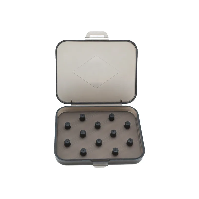 Portable transparent silicone Eartip Cap Storage Box，for Memory Foam Eartips Storage Box Dustproof Case