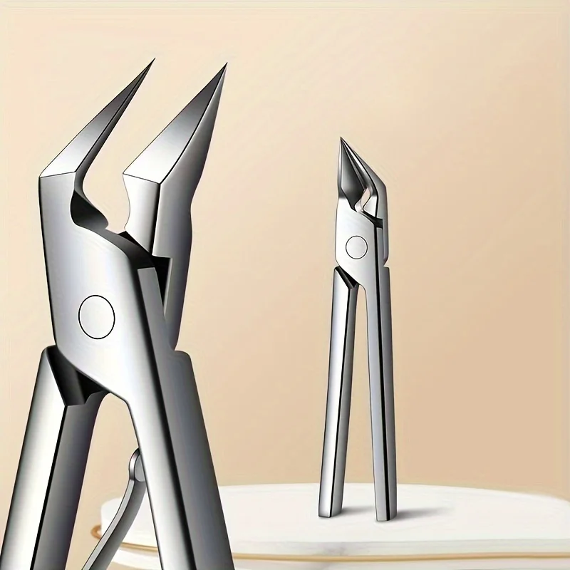 1 piece Thick Nail Professional Nail Clipper with Stainless Steel Body for Nail Care and Removing Ingrown Nails