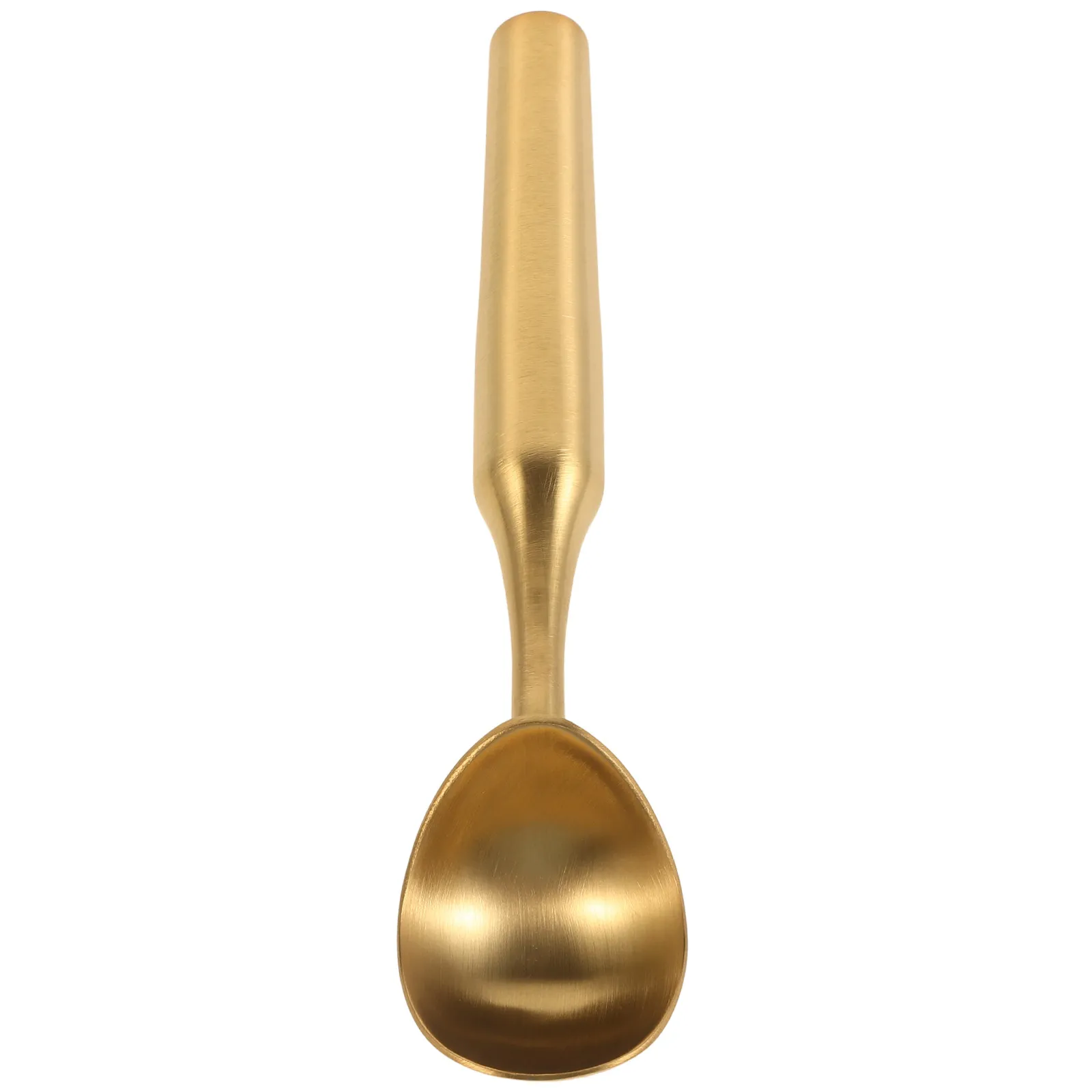 

Gold Ice Cream Scoop Stainless Steel Nonstick Heavy Duty Long Handle Ice Cream Melon Baller Cookie Dough Icecream Scoop
