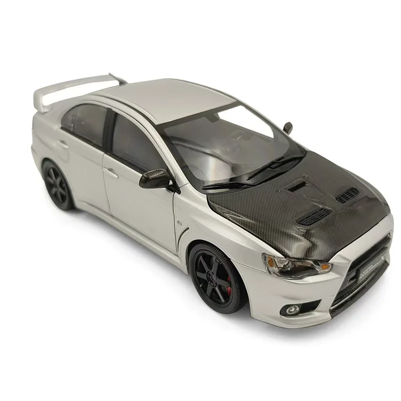 Original factory 1:18 EVO tenth generation TE37 carbon cover racing car collection alloy fully open car model