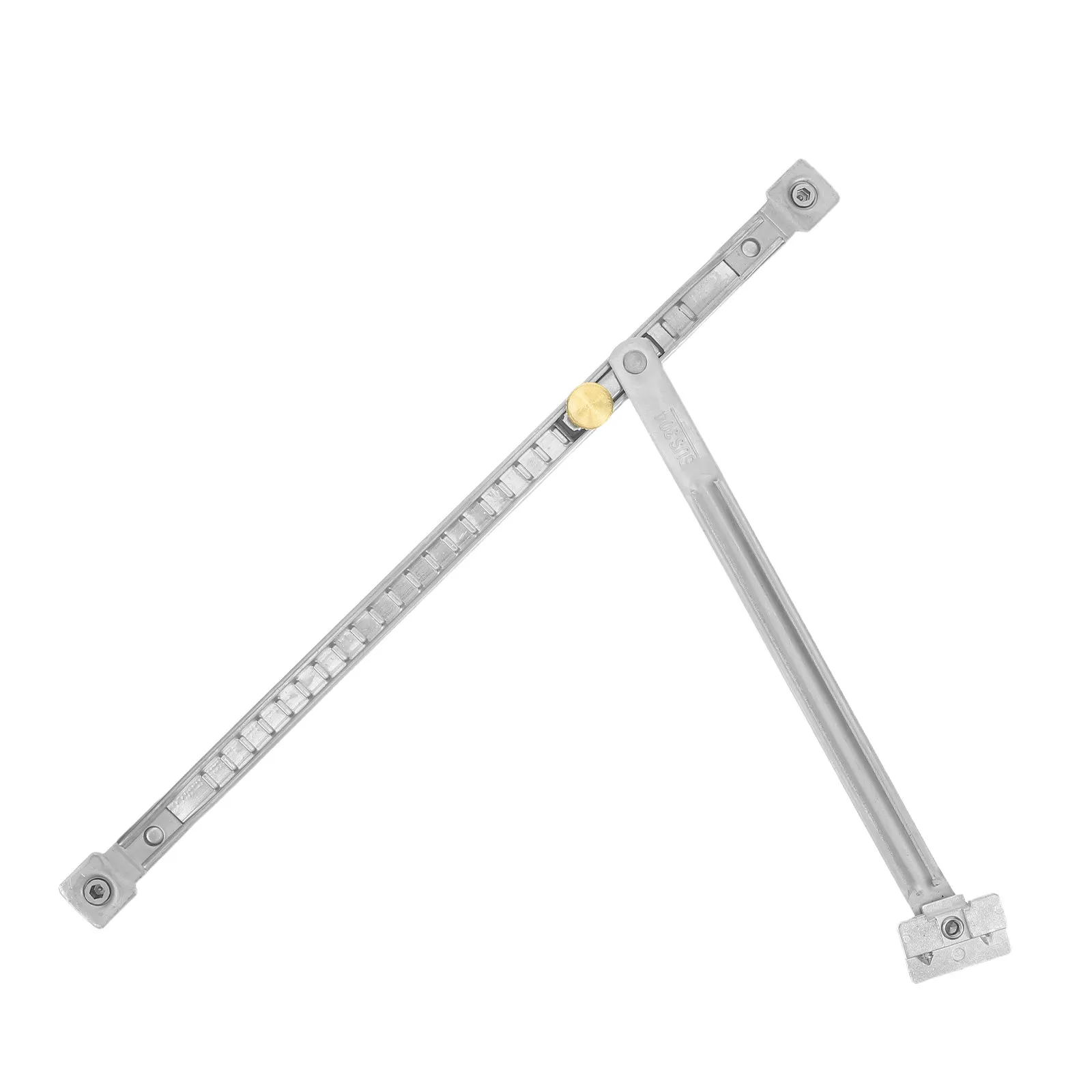 Casement Window Stay Windproof Adjustable Rustproof Restrictor Bar 12 X 0.5 Slot Width Max 135 Degree Metal Sash Limiter Window