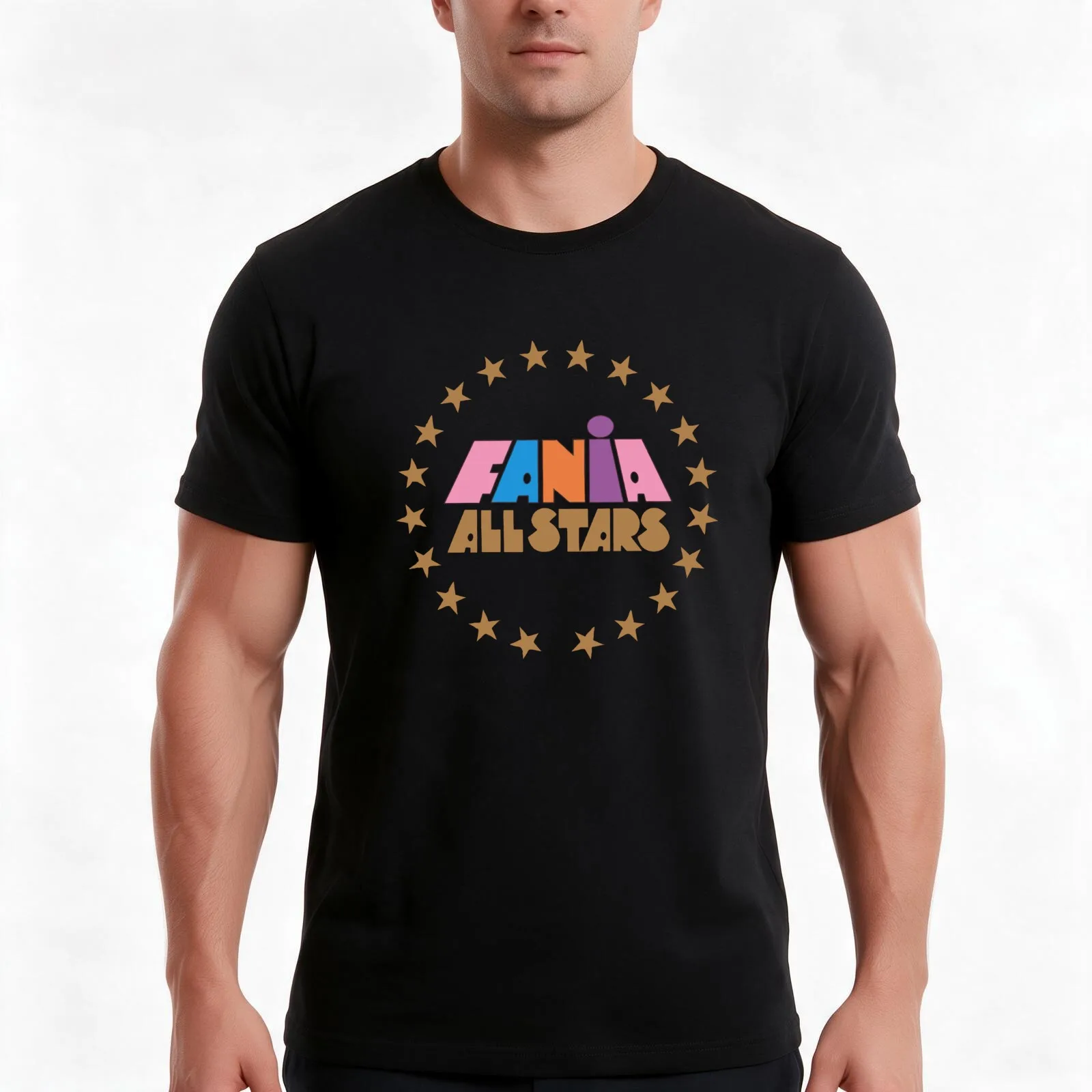Fania Allstars Classic Latin Funk Soul Salsa Record Label T-Shirt Summer Casual Cotton Tee Oversized Streetwear Tops