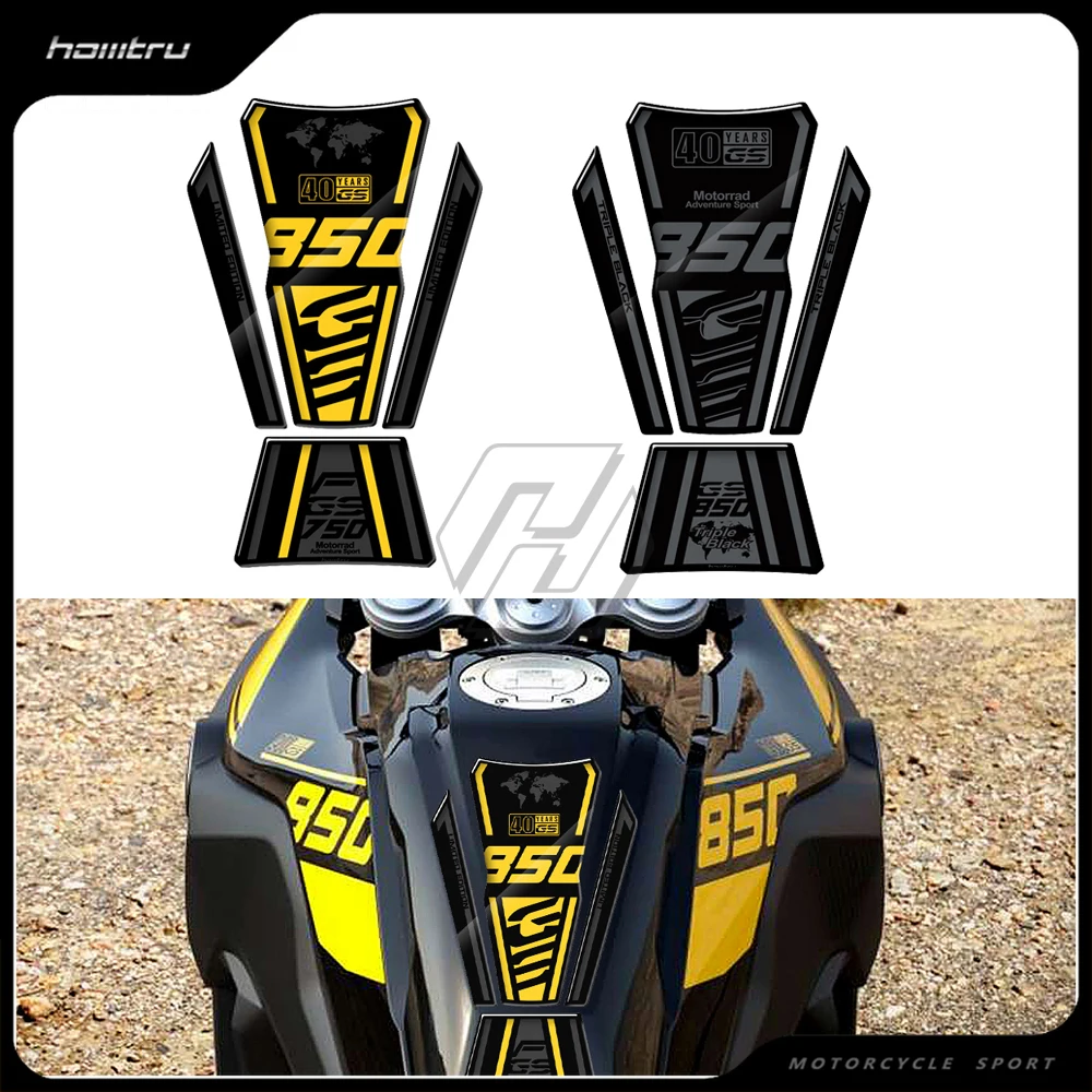 

Tank Pad Sticker for BMW Motorrad F850GS 40 Years Triple Black