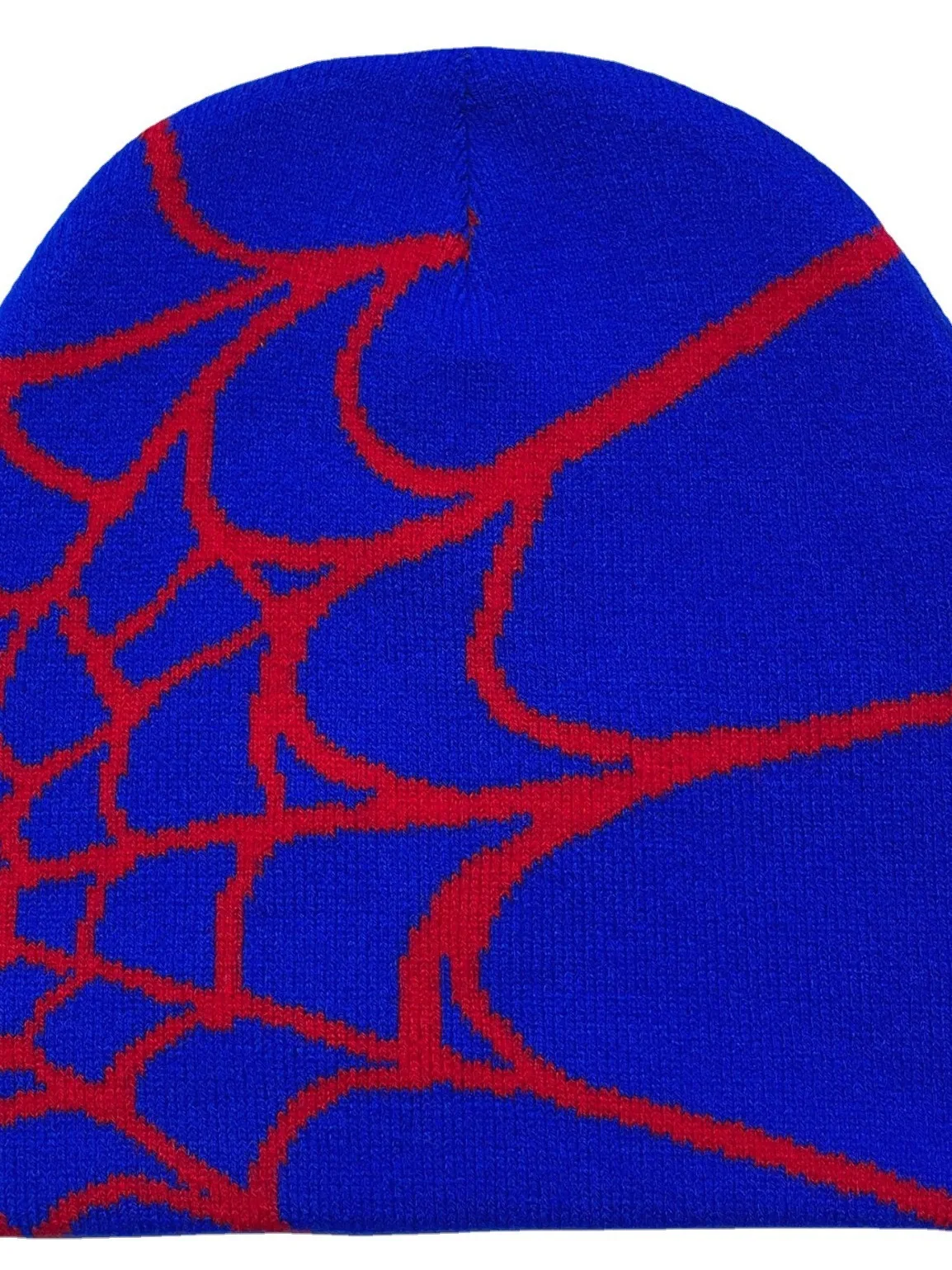 Warme Strickmütze, Spinnennetz-Design, ex Herbst-Winter-Radmütze, gemütliche FCE-Garnmütze für Männer und Frauen, passend zu Paaren