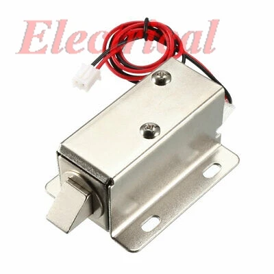 1pc DC 24V 1.2A 10mm Electromagnetic Solenoid Lock Assembly for Electirc Lock